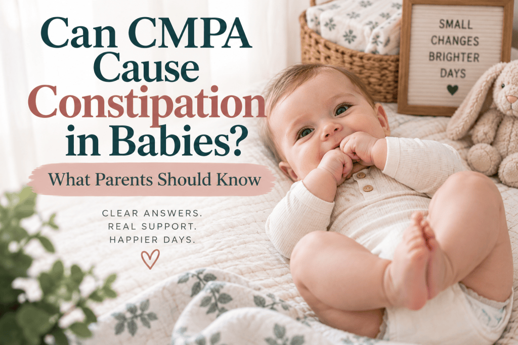 Can CMPA Cause Constipation in Babies? What Parents Should Know
